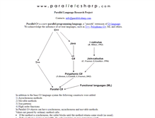 Tablet Screenshot of parallelcsharp.com